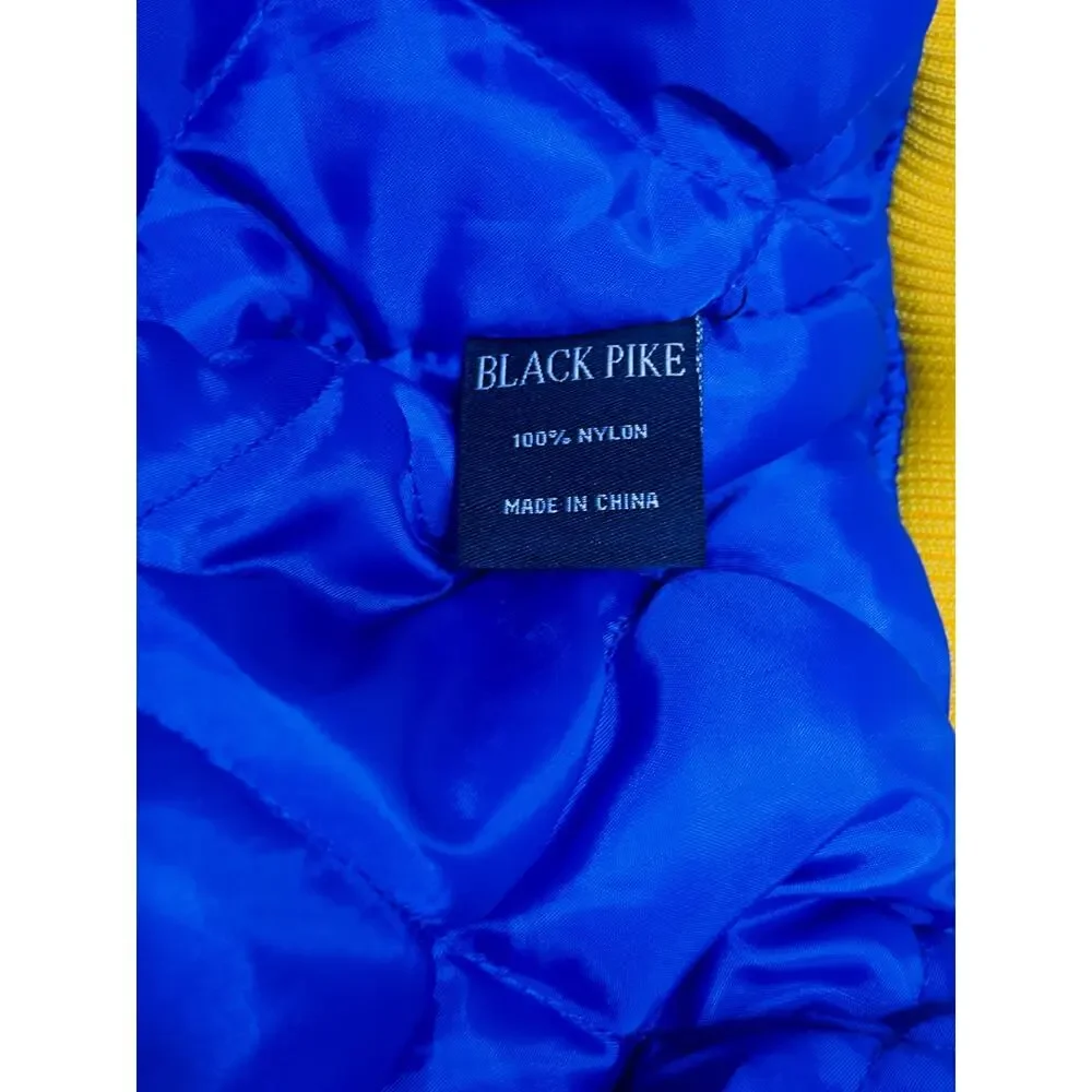 Black Pike Allstar Championship bomber jacket sz‎ 5-6 sportscore retro stretwear